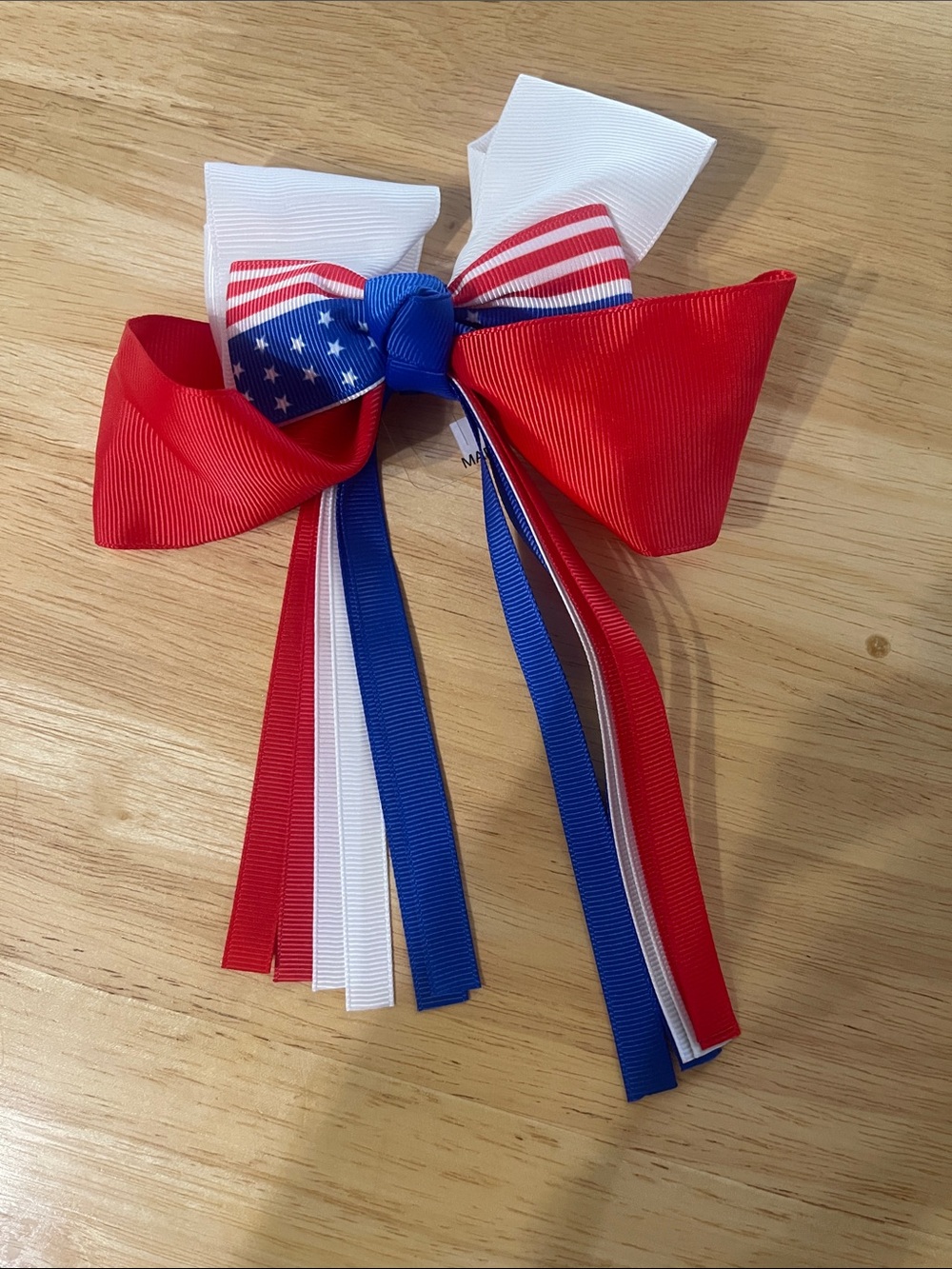 Patriotic Red White & Blue Hair Bow | Kids Hair Accessory